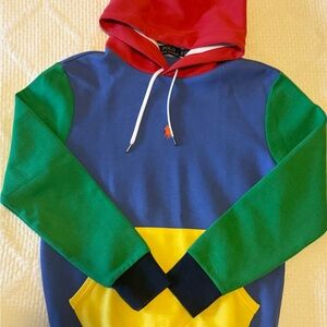 Polo by Ralph Lauren Men's Multicolor Hoodie - Red, Blue, Green, Yellow